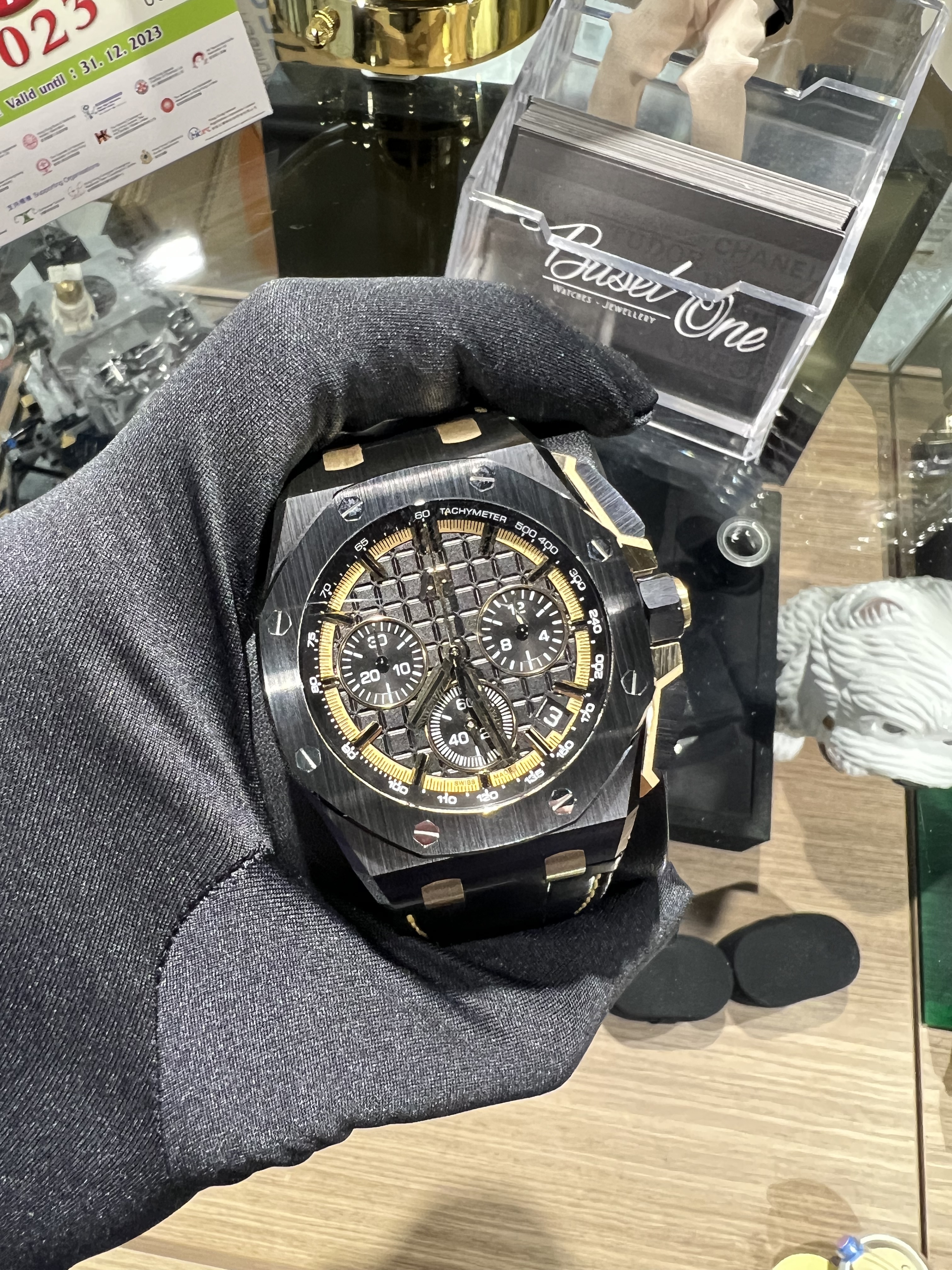 Black gold audemars piguet new arrivals