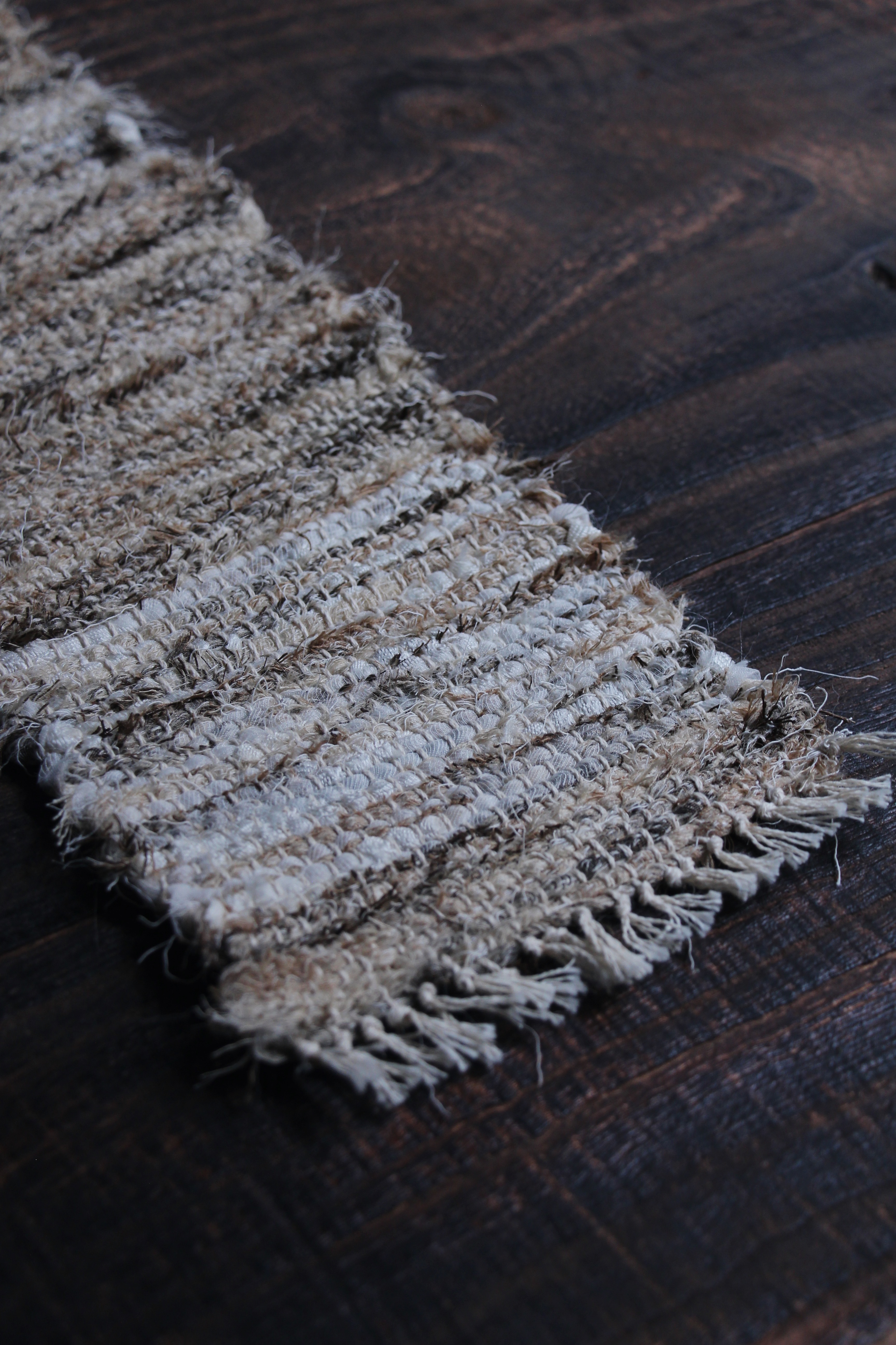 三時美術｜純手工大地織巾｜布與棉