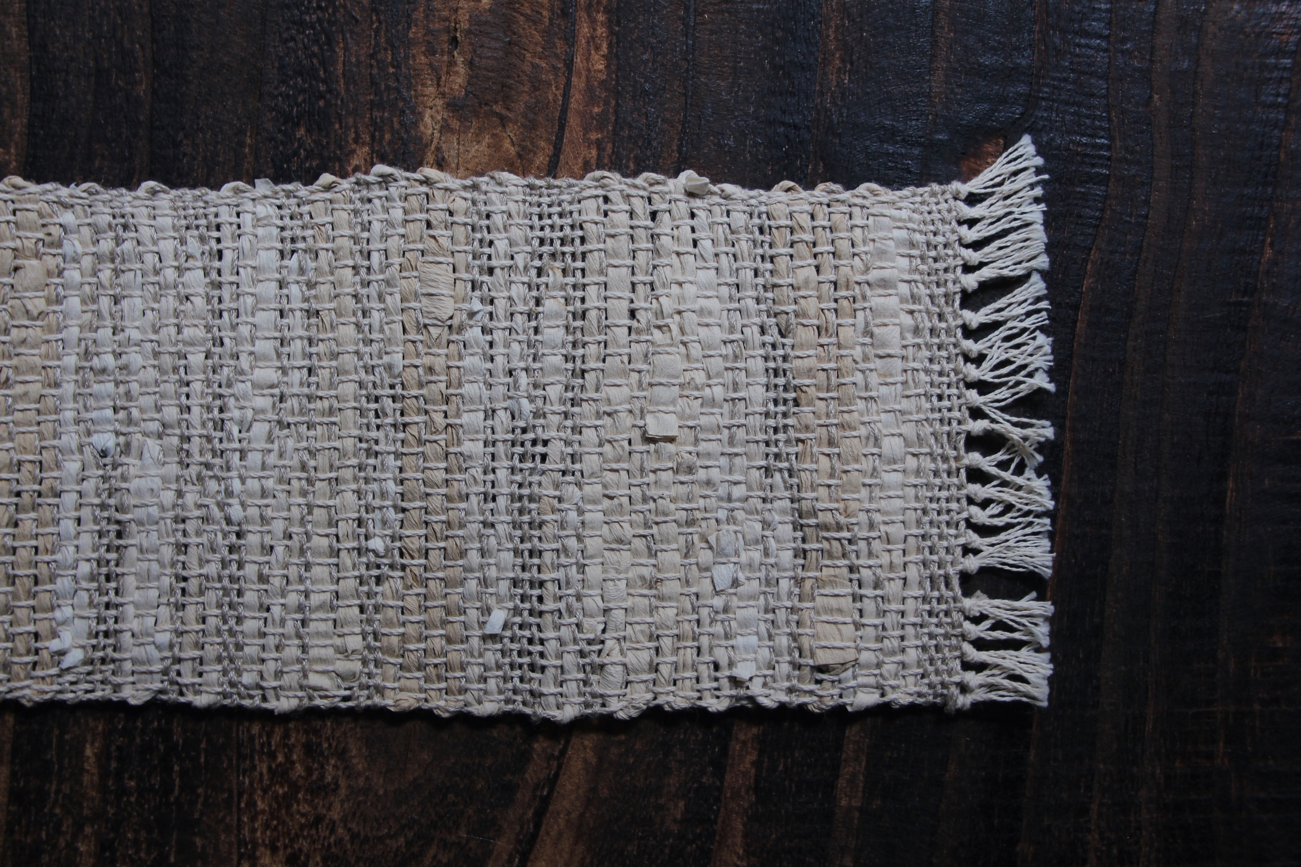 三時美術｜純手工大地織巾｜濾紙與棉麻