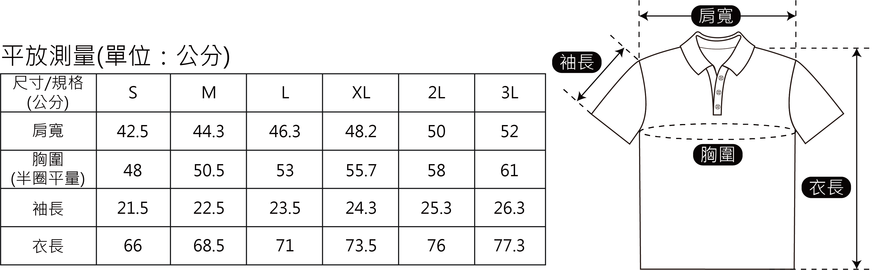 薄款排汗速乾Polo衫
