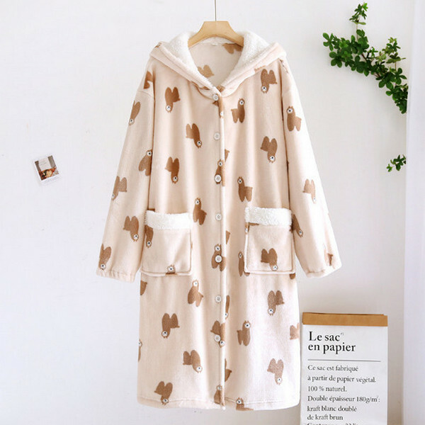 Autumn and winter franse dressing gowns