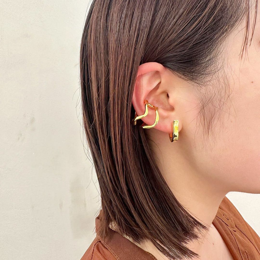 SOIERIE / Skin object earcuff ring