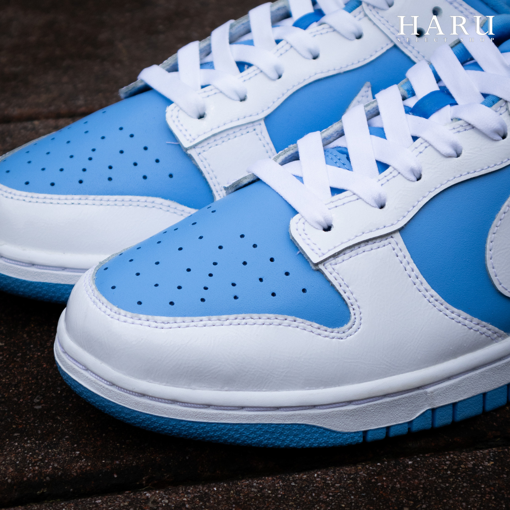 NIKE DUNK LOW ESS REVERSE UNC 反轉北卡藍白藍女生復古休閒鞋DJ9955-