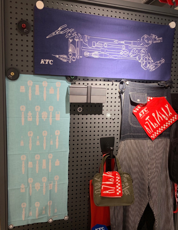 KTC 手工具插畫風格 裝飾掛布