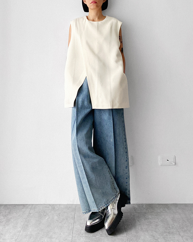 MFT-2367 開叉設計長背心