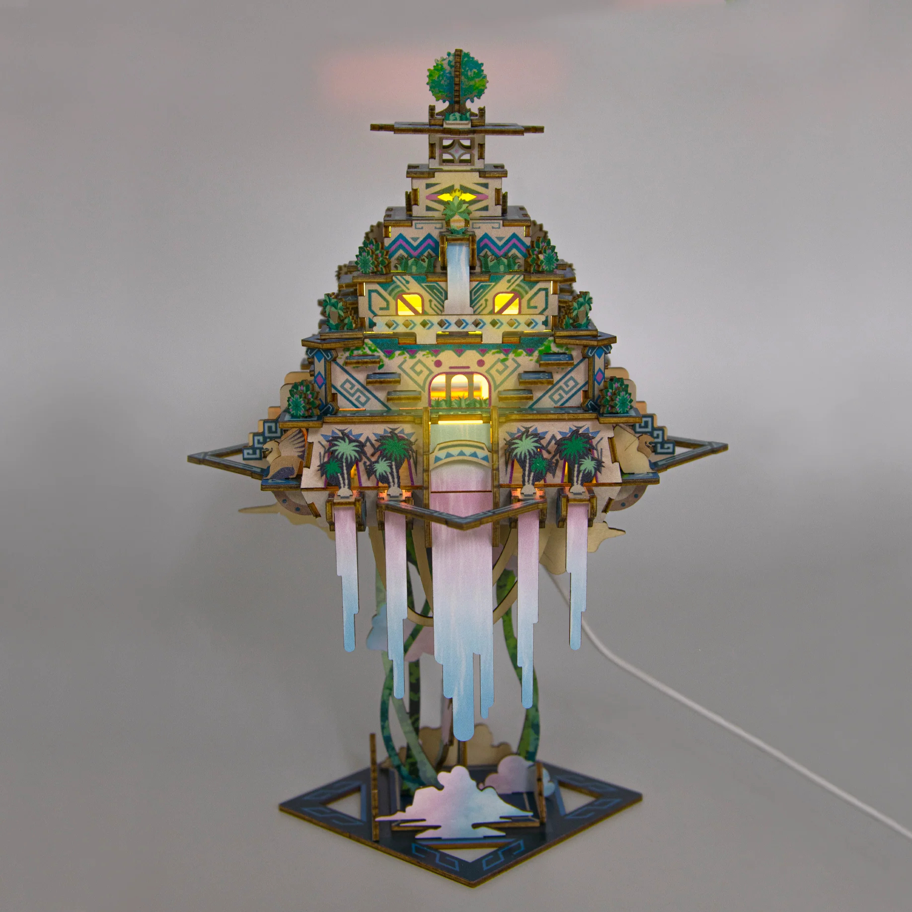 Jigzle 3D Plywood puzzle - Mythology Series-Hanging Gardens of Babylon