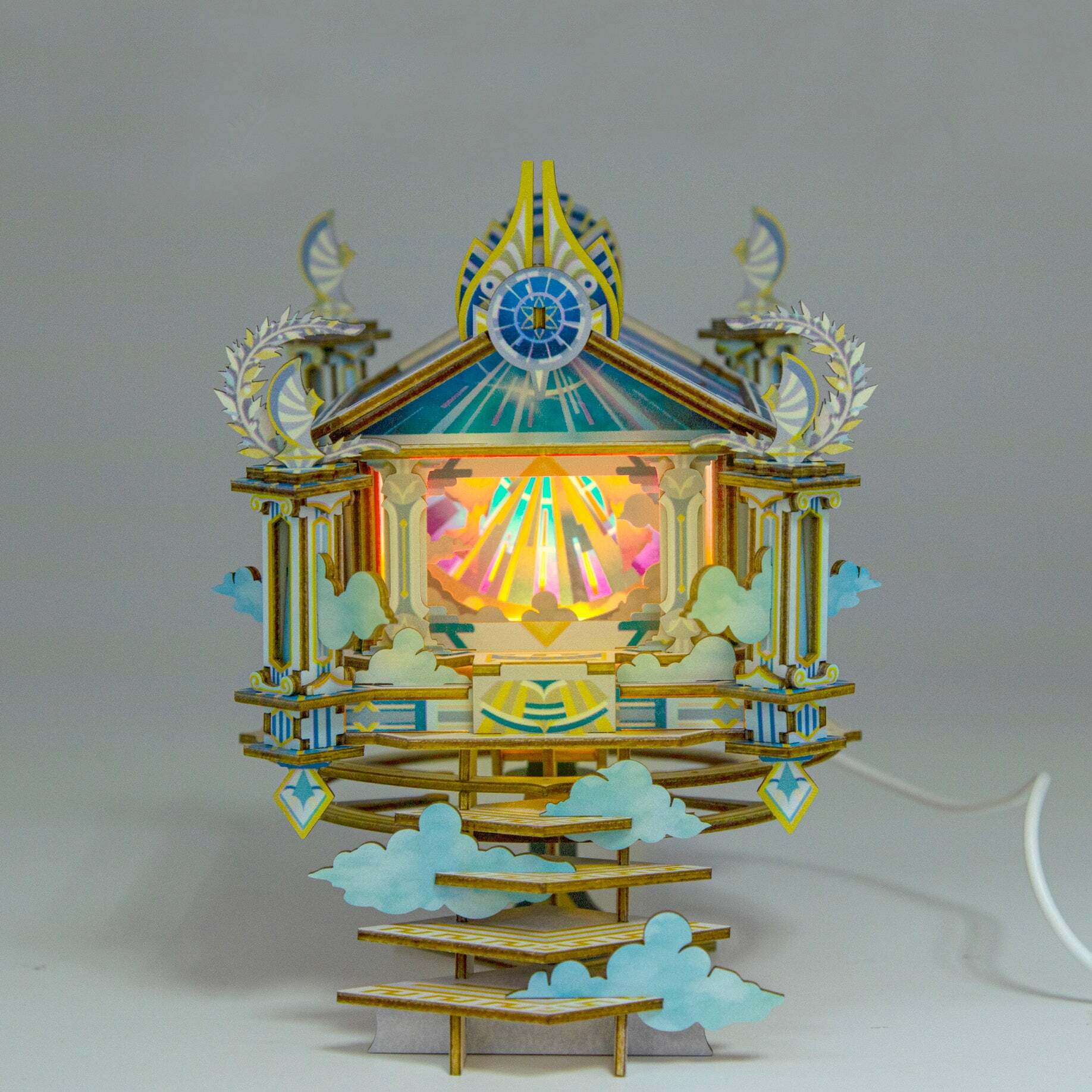 Jigzle 3D Plywood puzzle - Mythology Series-Ancient Greek Temple