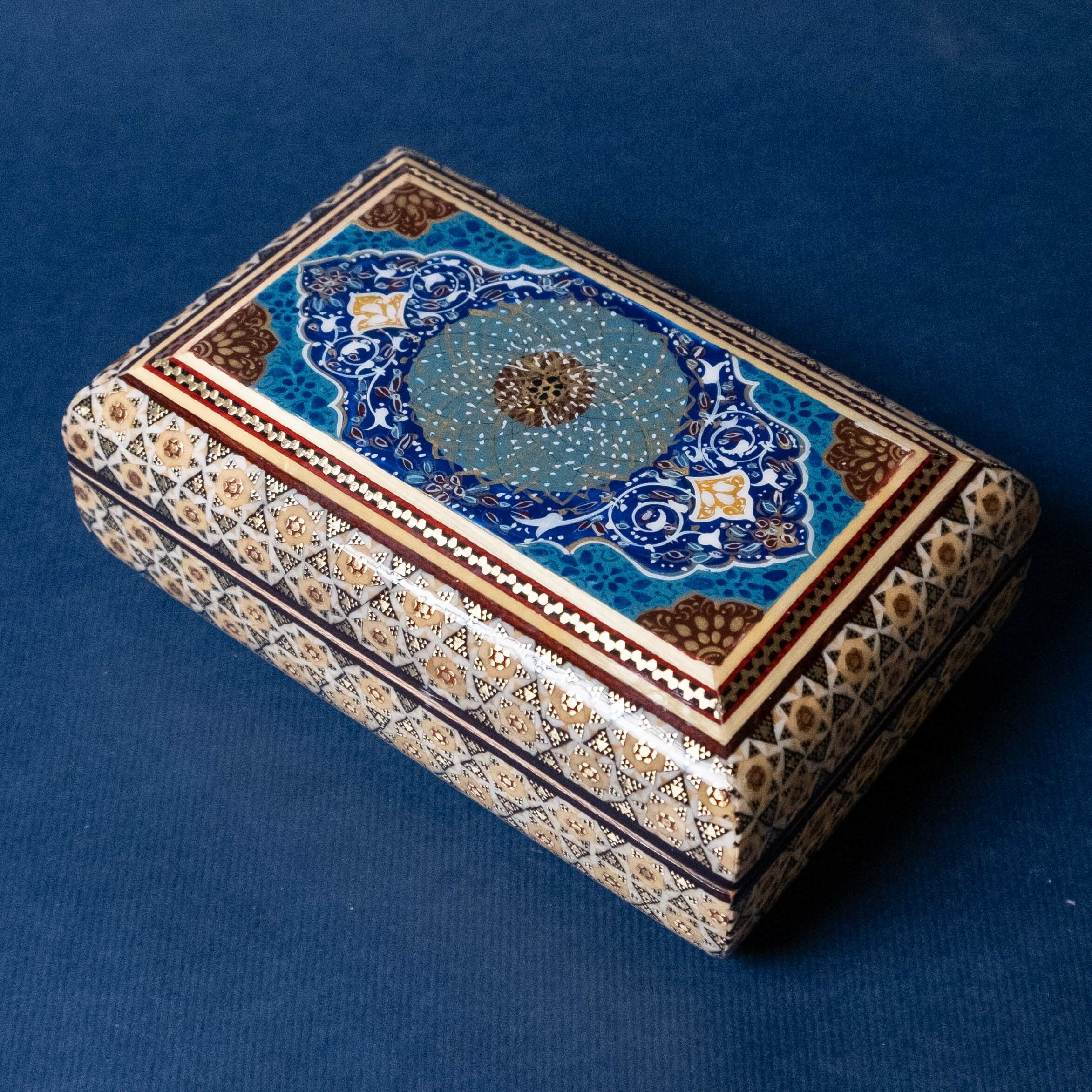 波斯鑲嵌藏寶盒｜羅斯坦｜伊朗
