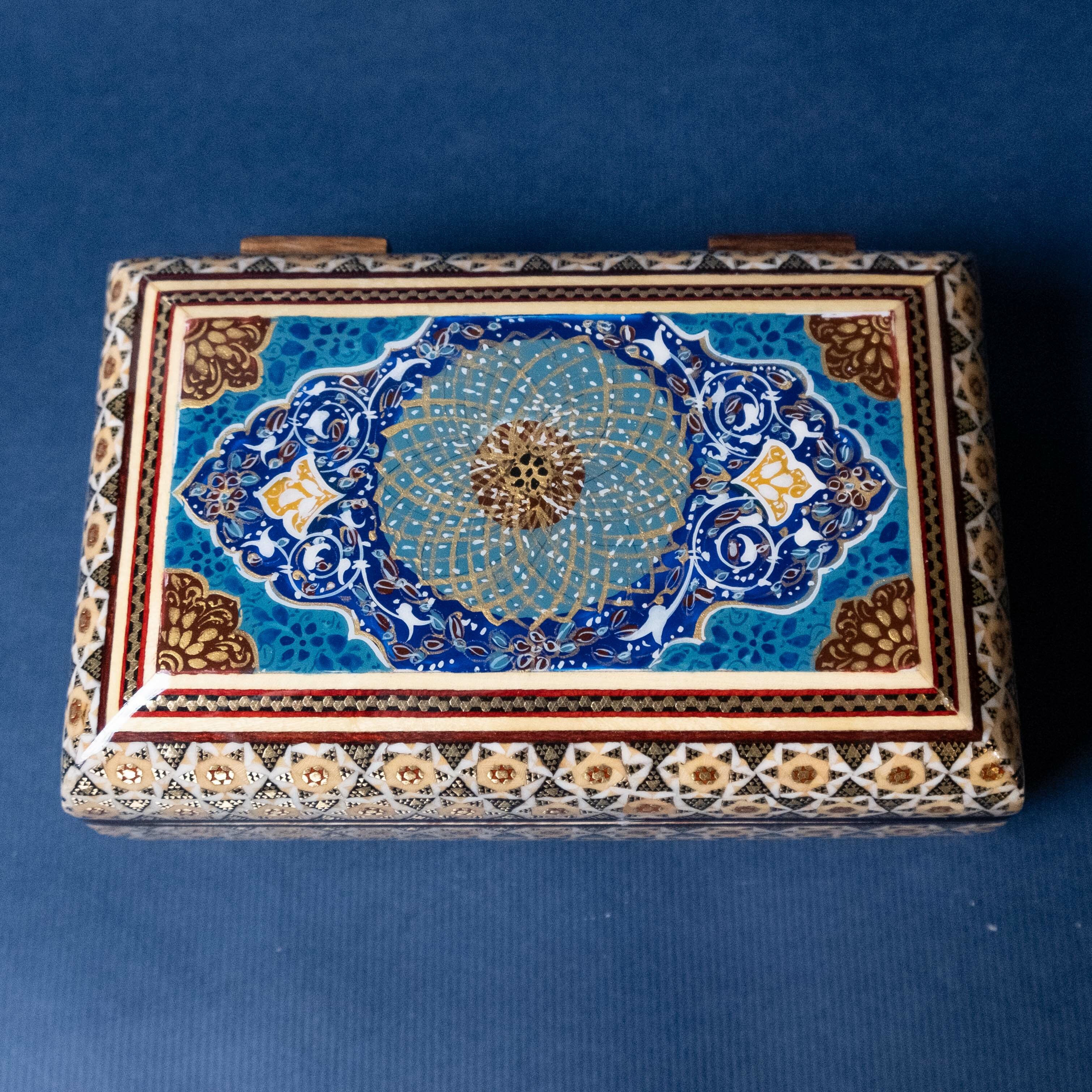 波斯鑲嵌藏寶盒｜羅斯坦｜伊朗
