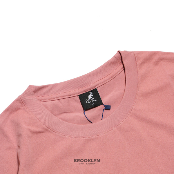【下殺↘ $399】KANGOL 短袖 短T 粉紅 假兩件 小LOGO 棉 男 6225100744