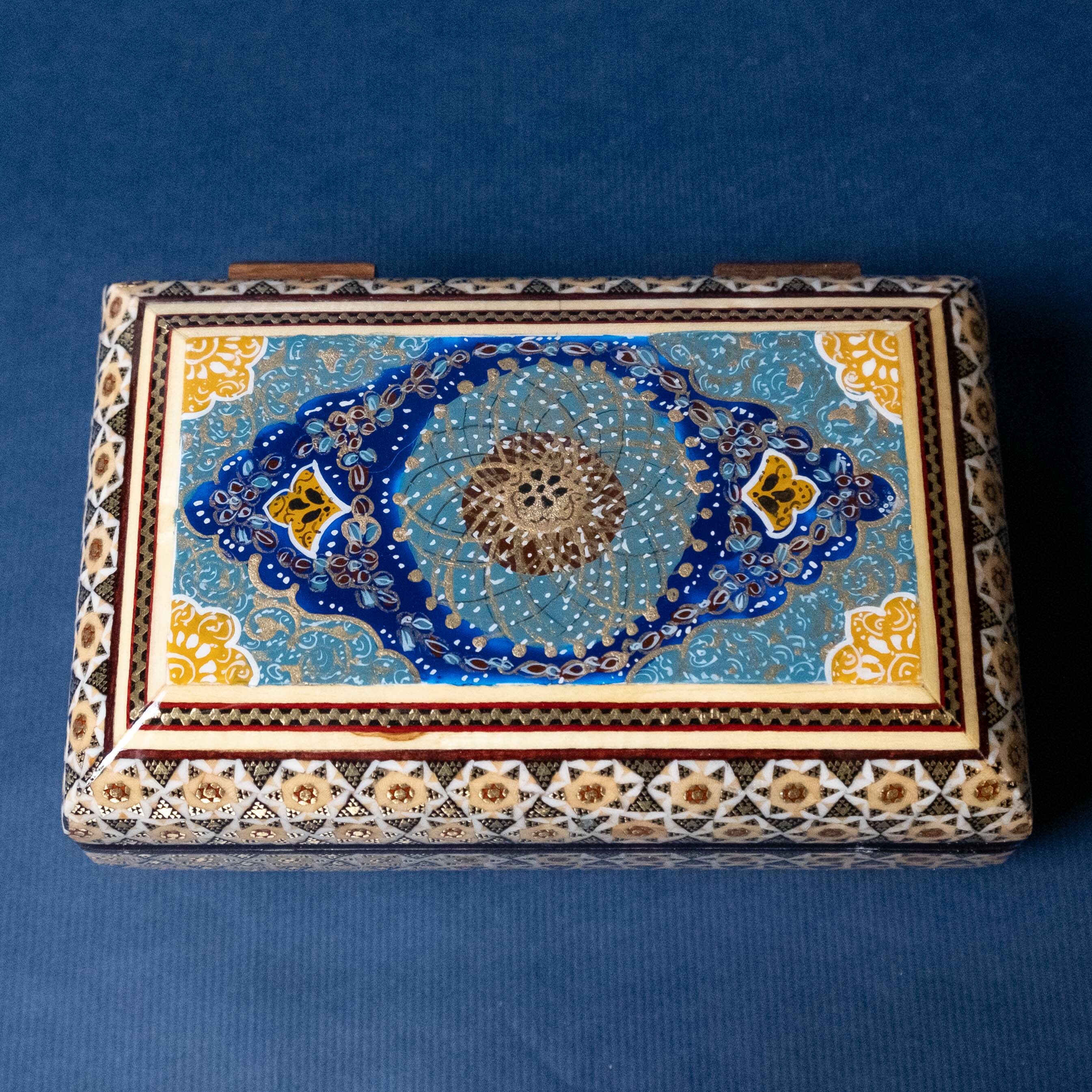 波斯鑲嵌藏寶盒｜塞利姆｜伊朗