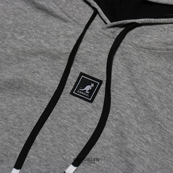 【下殺↘ $399】KANGOL 灰色 微落肩 短袖 帽T 女 6222100210