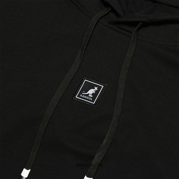 【下殺↘ $399】KANGOL 黑色 微落肩 短袖 帽T 女 6222100220