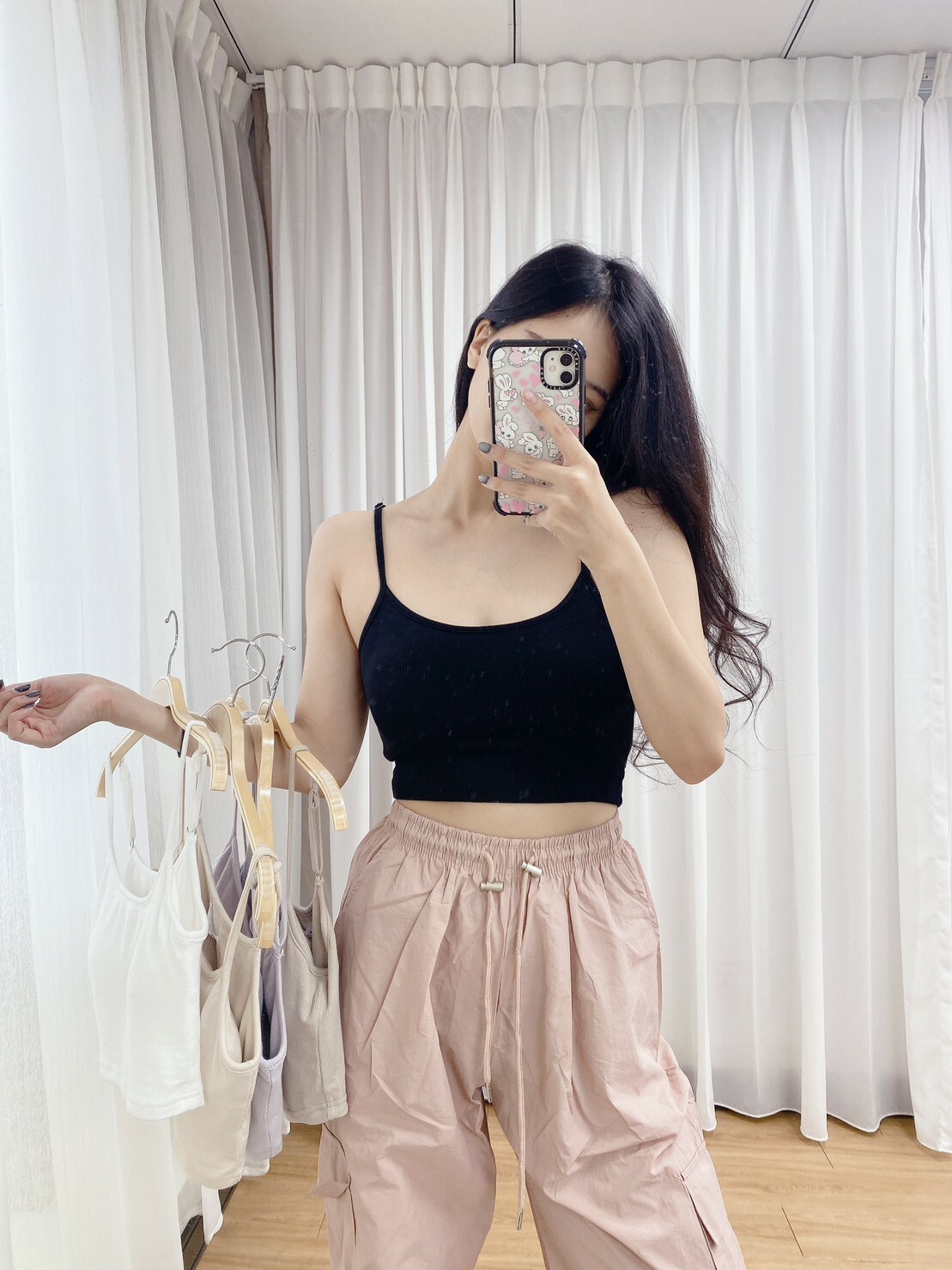 大小胸圍都齁得住!!可調肩帶小可愛( 附罩杯 )