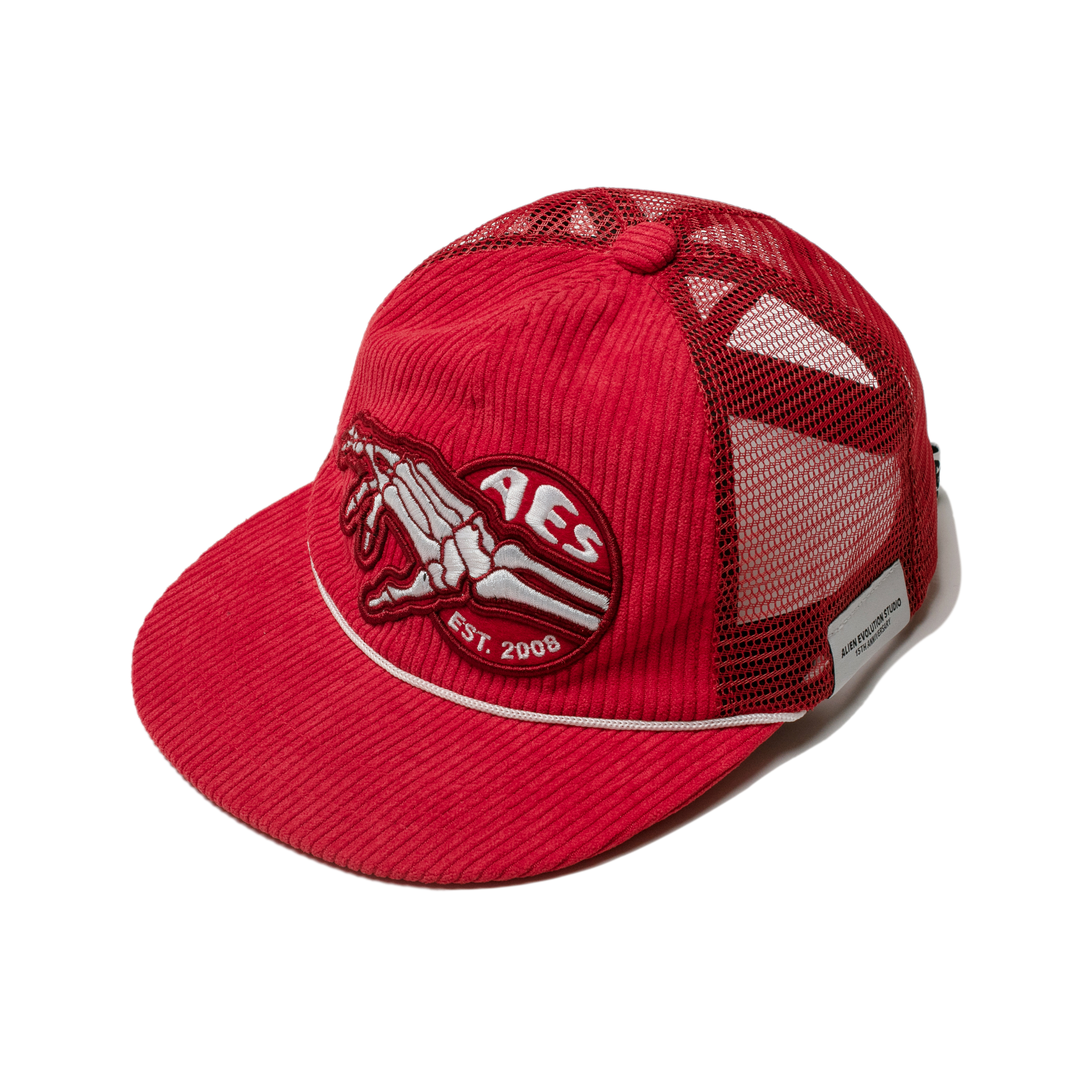 AES SKELETON HAND PATCH MESH BASEBALL CAP