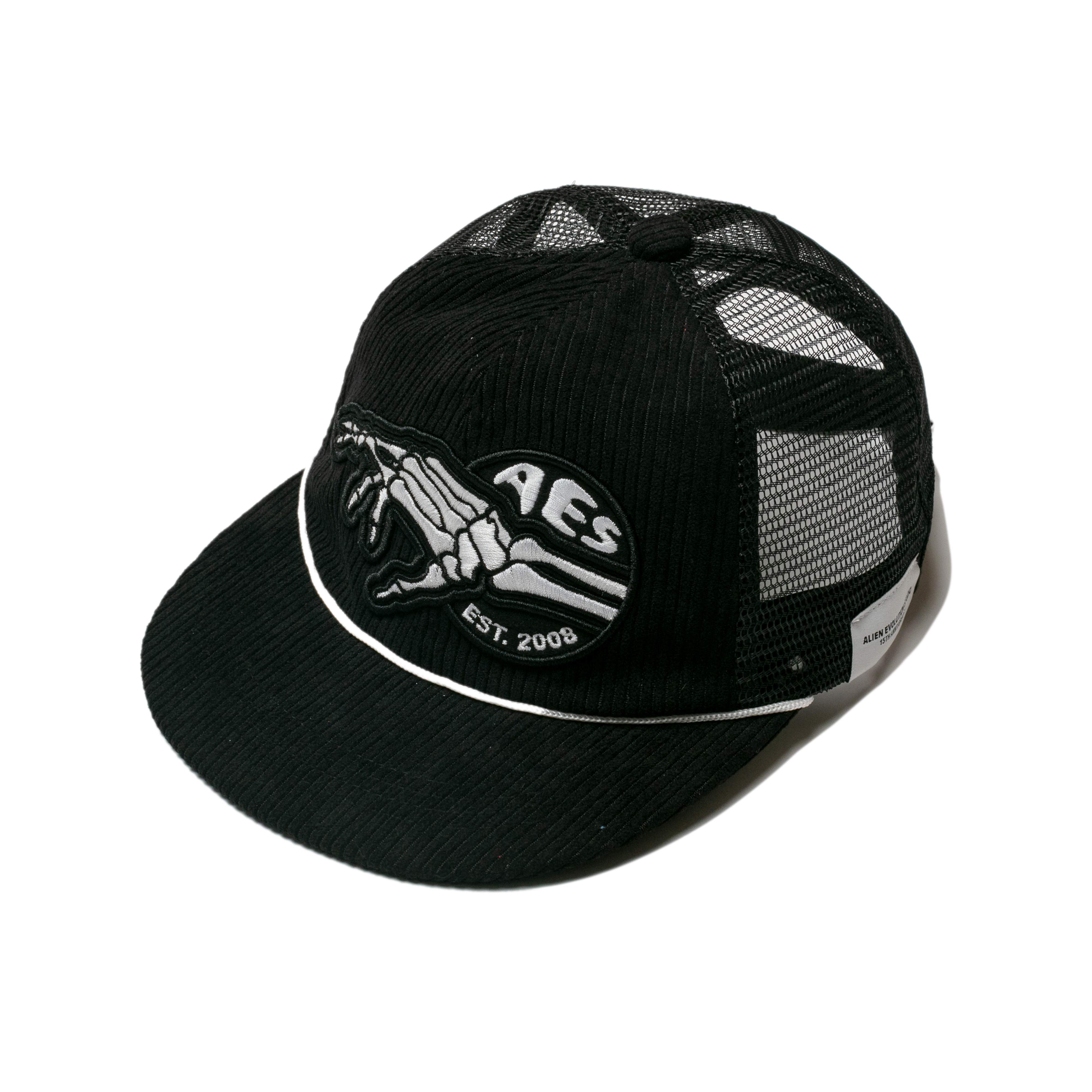 AES SKELETON HAND PATCH MESH BASEBALL CAP