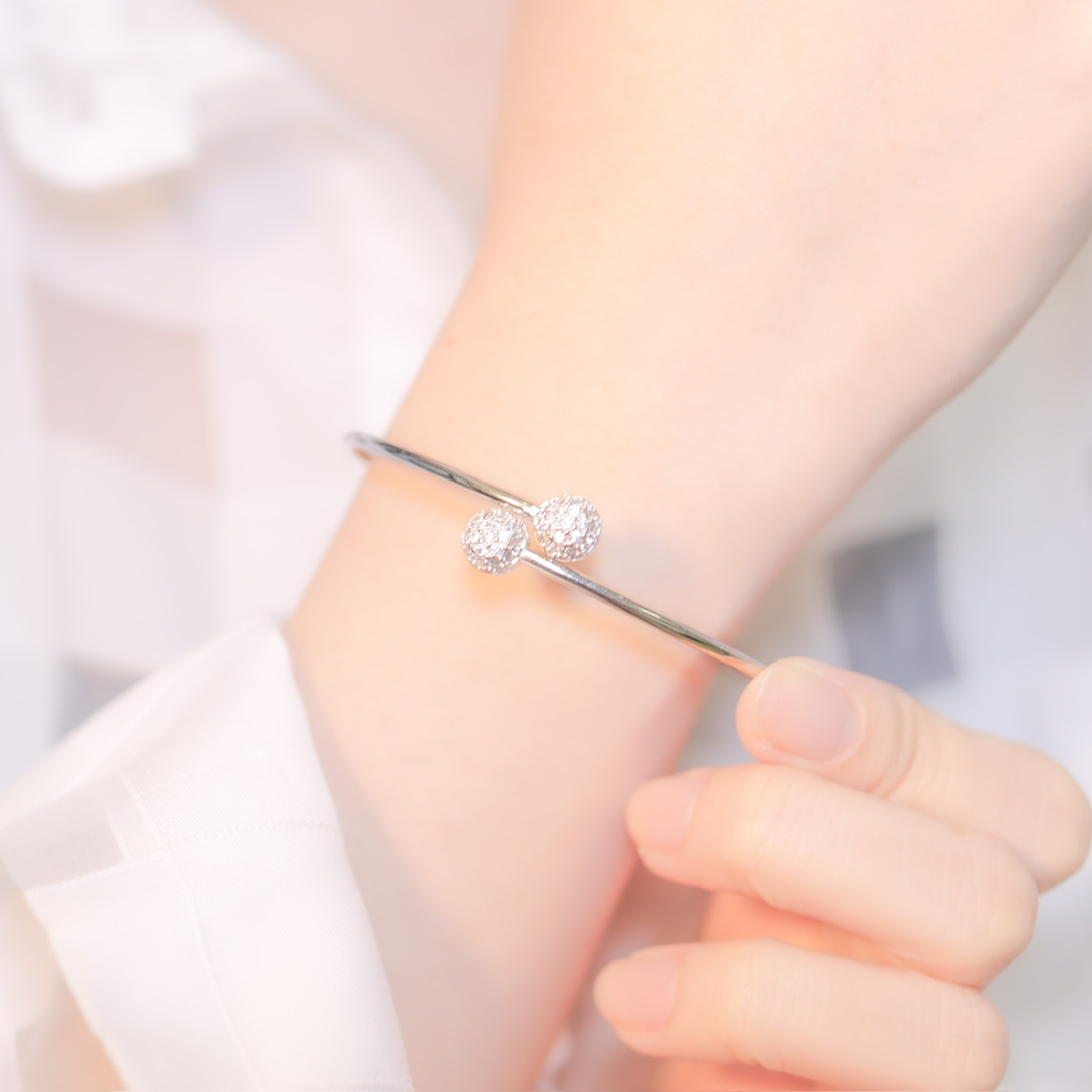 | 999 Silver・ White Gold | Destined Bracelet | BR0811 |