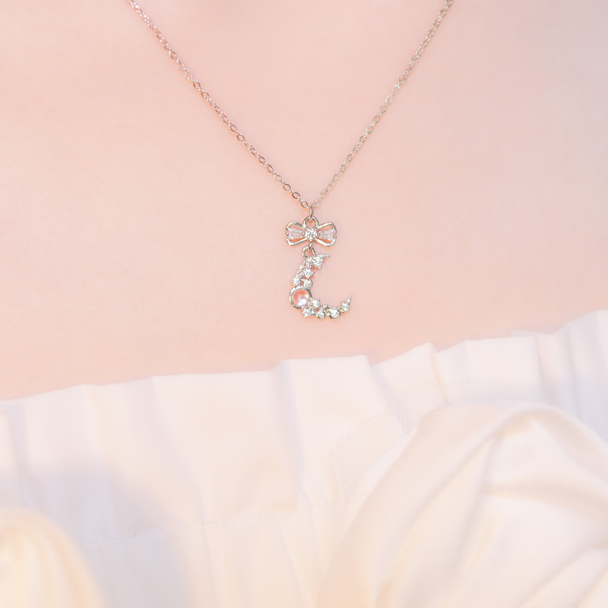 | 925 Silver | The Sweet Moon Necklace | NE0750 |