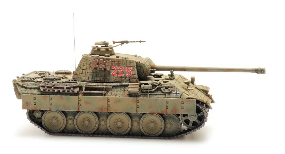 Artitec 6870563 HO規 Panther Ausf. A, 3-Ton Tarnung 黑豹戰車