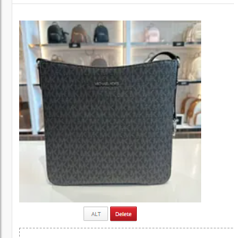 [S] MICHAEL KORS 35F8STVM7B JET SET TRAVEL LG MESSENGER,BLACK,, 192317782509 (SMK423)