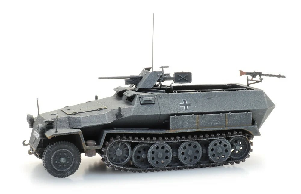 Artitec 6870525 HO規 Sd.Kfz. 251/10 Ausf. C, 3.7cm Pak, grau 戰車