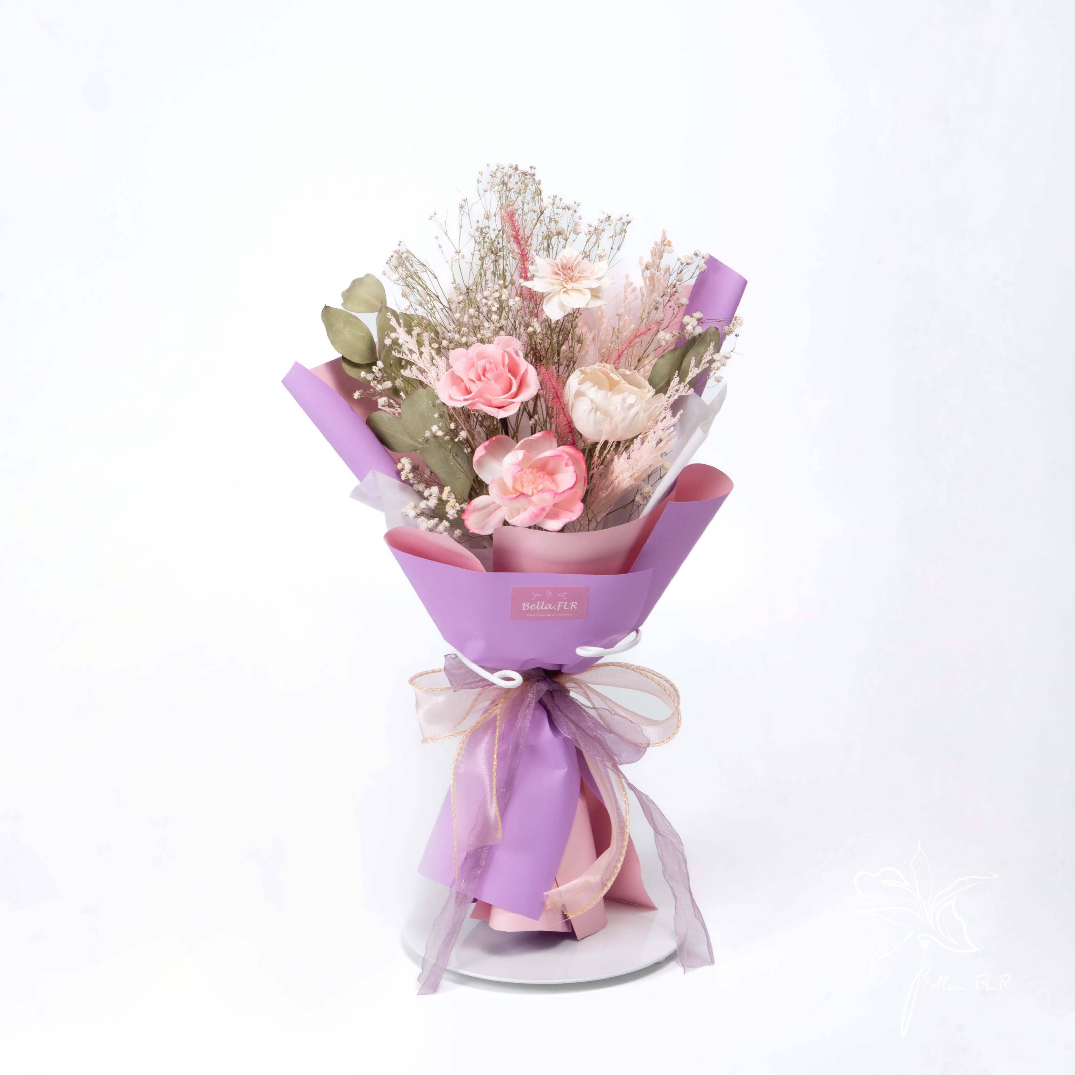 【朝朝暮暮】中型永生乾燥花束