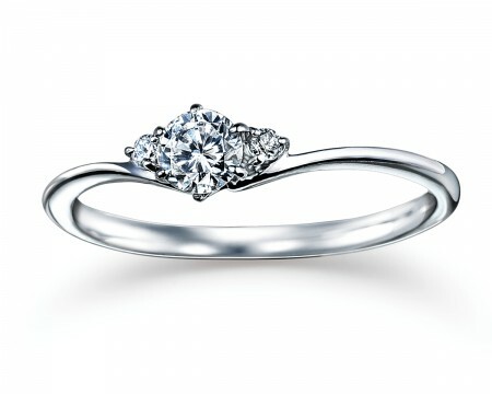 18K白金天然鑽石戒指托