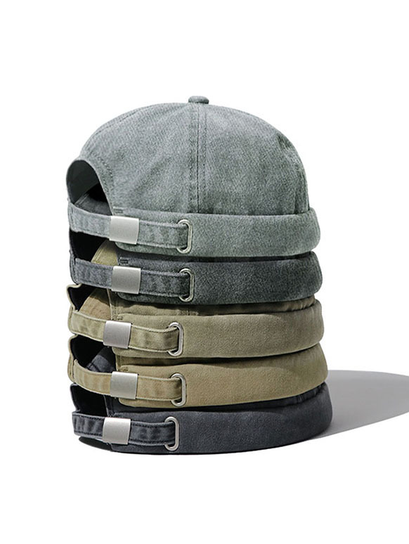 Urban outdoor 水洗色落 瓜皮帽