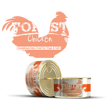 Forest Cats and Dogs Grain Free Canned Food Series Chicken 80g