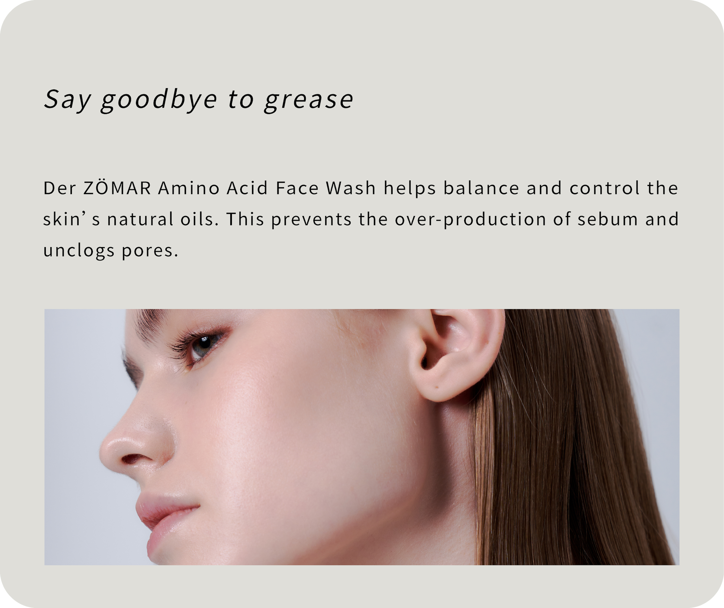 say goodbye to grease