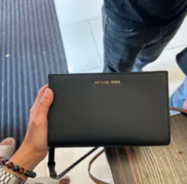 [S] MICHAEL KORS 35S3G6HC5L SMALL EW TZ CROSSBODY,BLACK,, 196163778167 (SMK427)