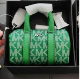 [S] MICHAEL KORS 36S3LGFK5B GIFTING MICRO DUFFLE KEYFOB,PALM,, 196163790343 (SMK428)