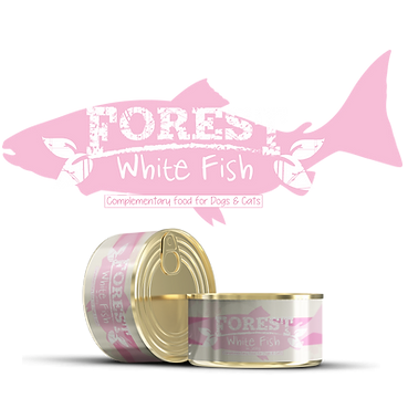 Forest森林 貓狗合用無穀物罐頭系列．白身魚80g