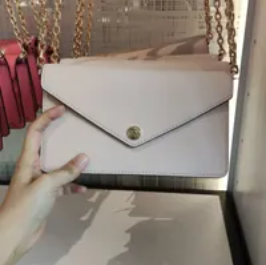 [S] MICHAEL KORS 35S3GTVC5L JET SET TRAVEL SM FLP PKT ENV XBODY LEATHER,POWDER BLUSH,, 196163774169 (SMK432)