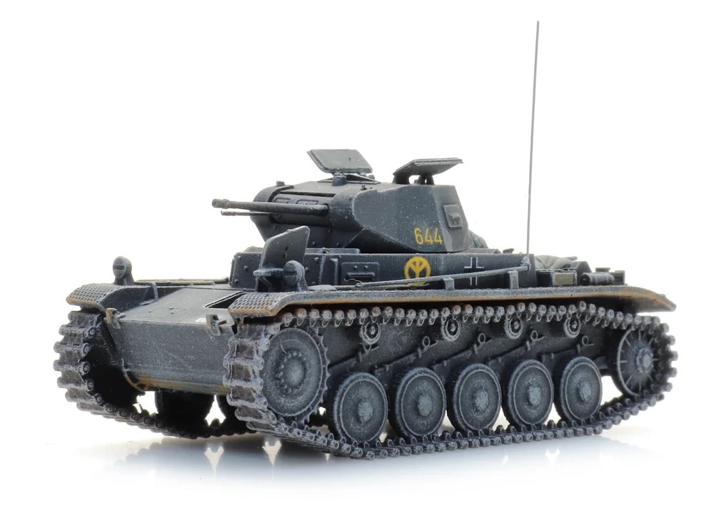 Artitec 6870468 HO規 Pz.Kpfw. II Ausf. C, grau 裝甲車
