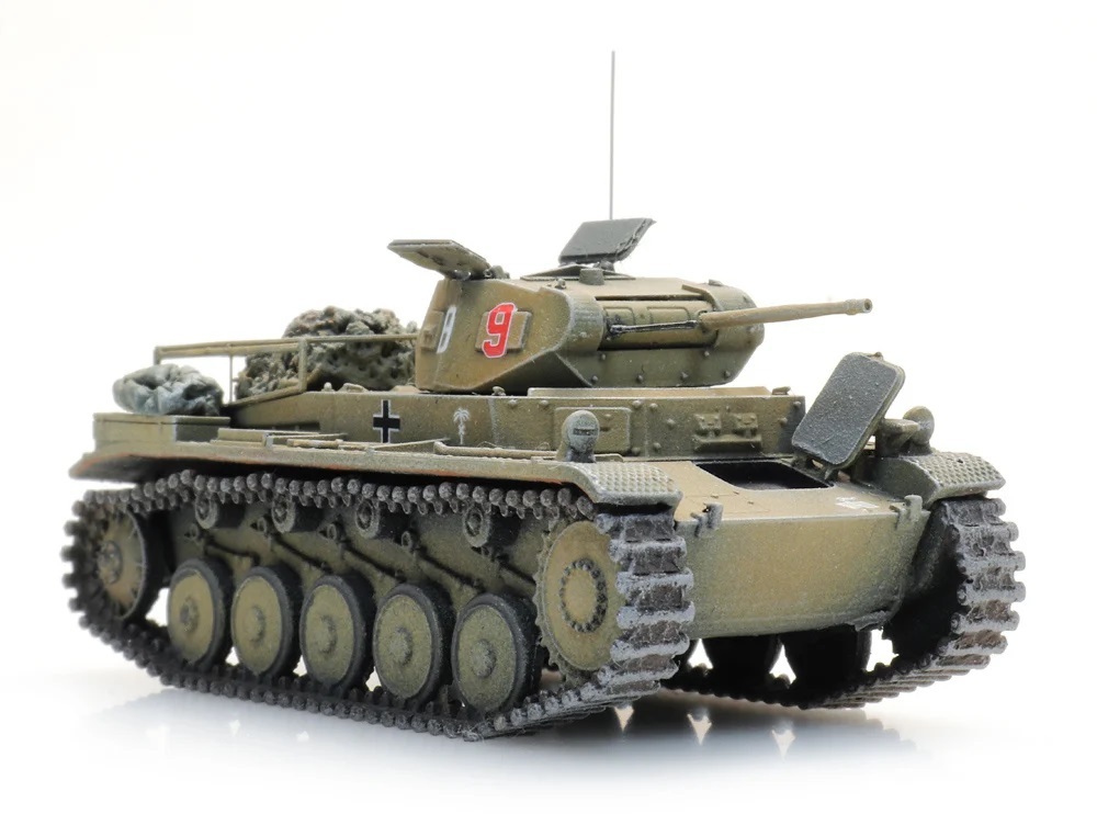 Artitec 6870470 HO規 Pz.Kpfw. II Ausf. C, Afrika 戰車
