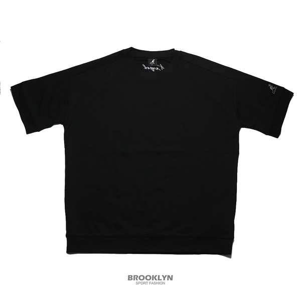 【下殺↘ $399】KANGOL 短袖 短T 中性 全黑 棉 男 6225100120