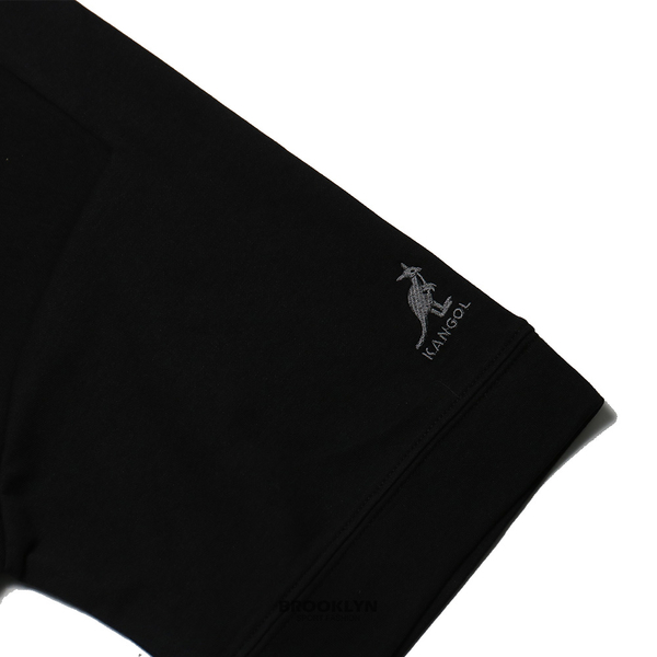 【下殺↘ $399】KANGOL 短袖 短T 中性 全黑 棉 男 6225100120