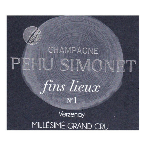 Pehu Simonet Fins Lieux No. 1 Verzenay Grand Cru Brut Millesime 2015