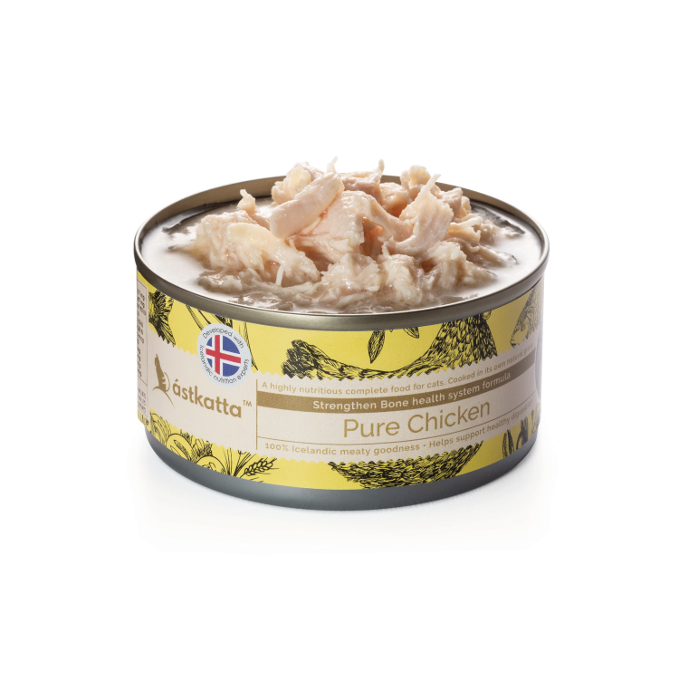 Astkatta 保健主食罐(關節) - 新鮮走地雞肉 (深黃) 80g (任選6罐$93)