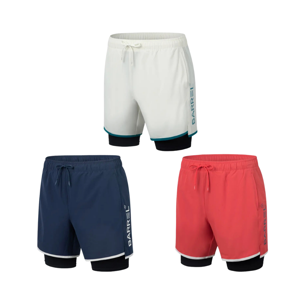 ▲BARREL VIBE悠閒系列 男款兩件式海灘短褲