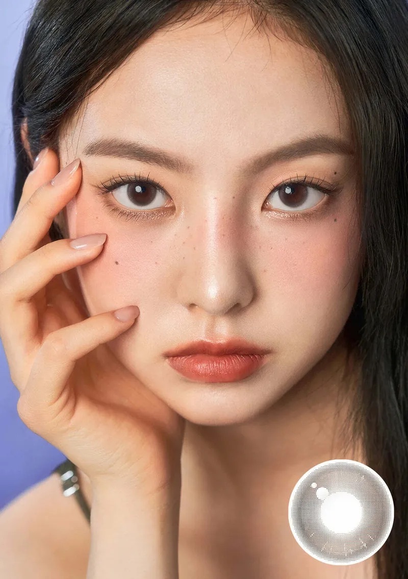 [日拋] CHUU LENS 1 Day Aube Pie 1 Day Moon Brown日拋彩妝隱形眼鏡｜每盒10片