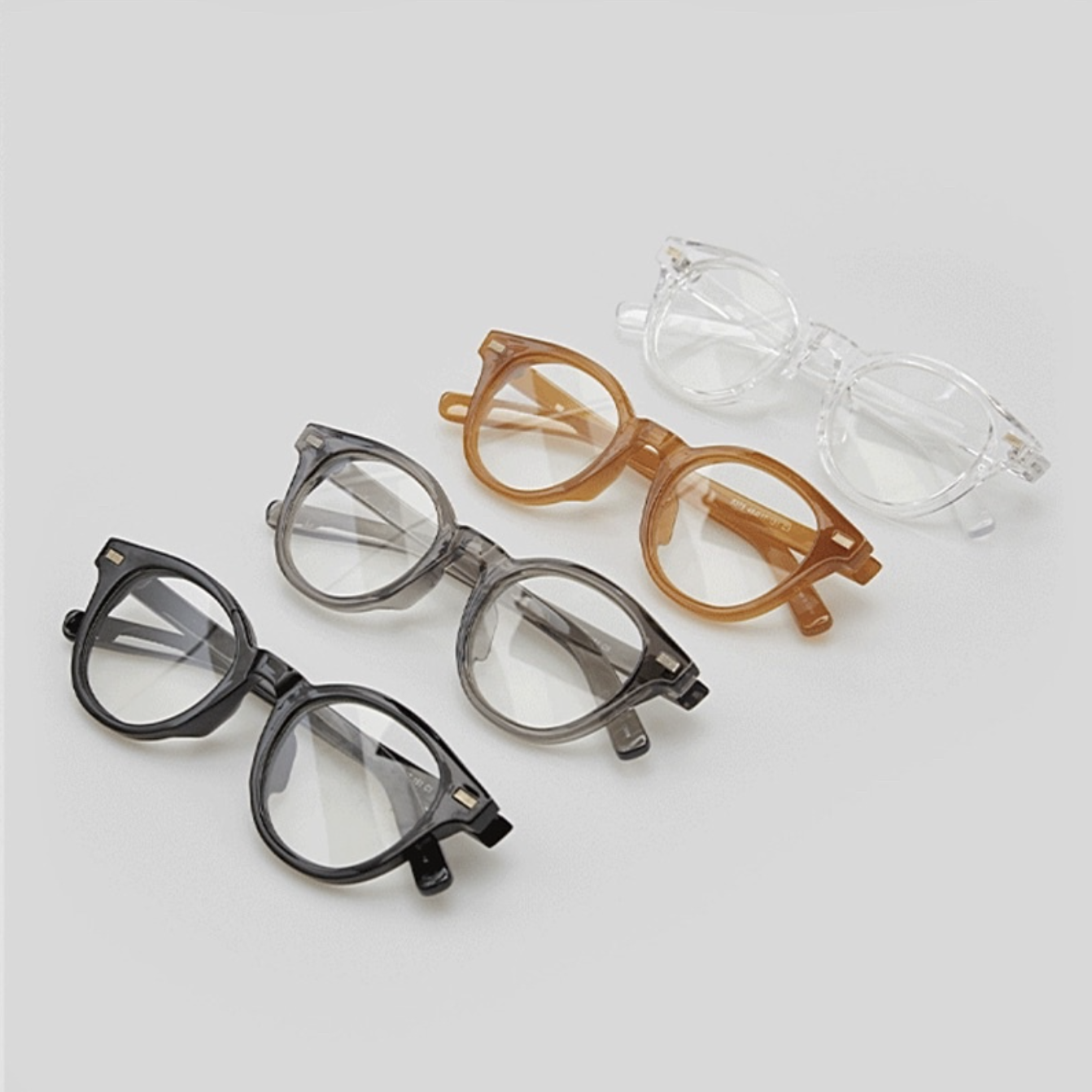 🇰🇷韓國 Raucohouse G02 方圓框造型鏡框 （可換鏡片附盒）透明鏡框 方圓框