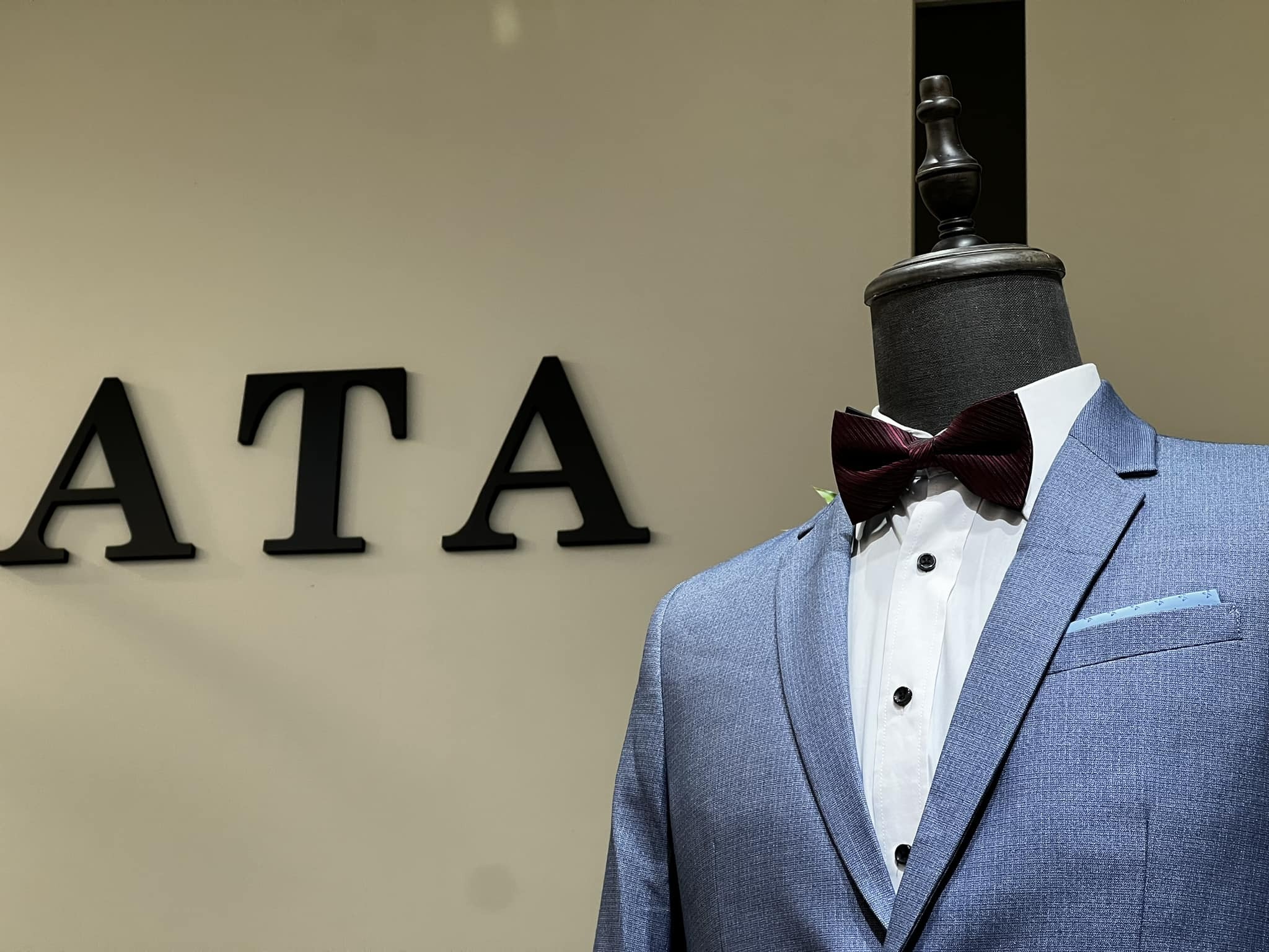 韓版西裝 淺藍素面