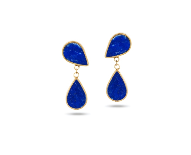 伊斯蘭金工｜Chasma 青金石耳環｜阿富汗