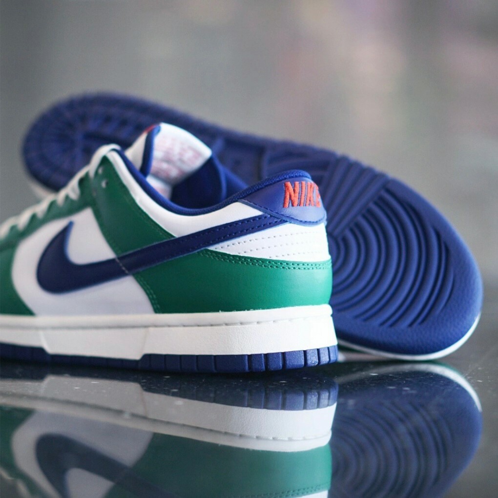 <快速出貨>Nike Dunk Low Green Royal 午夜藍 白綠 復古休閒鞋 男鞋