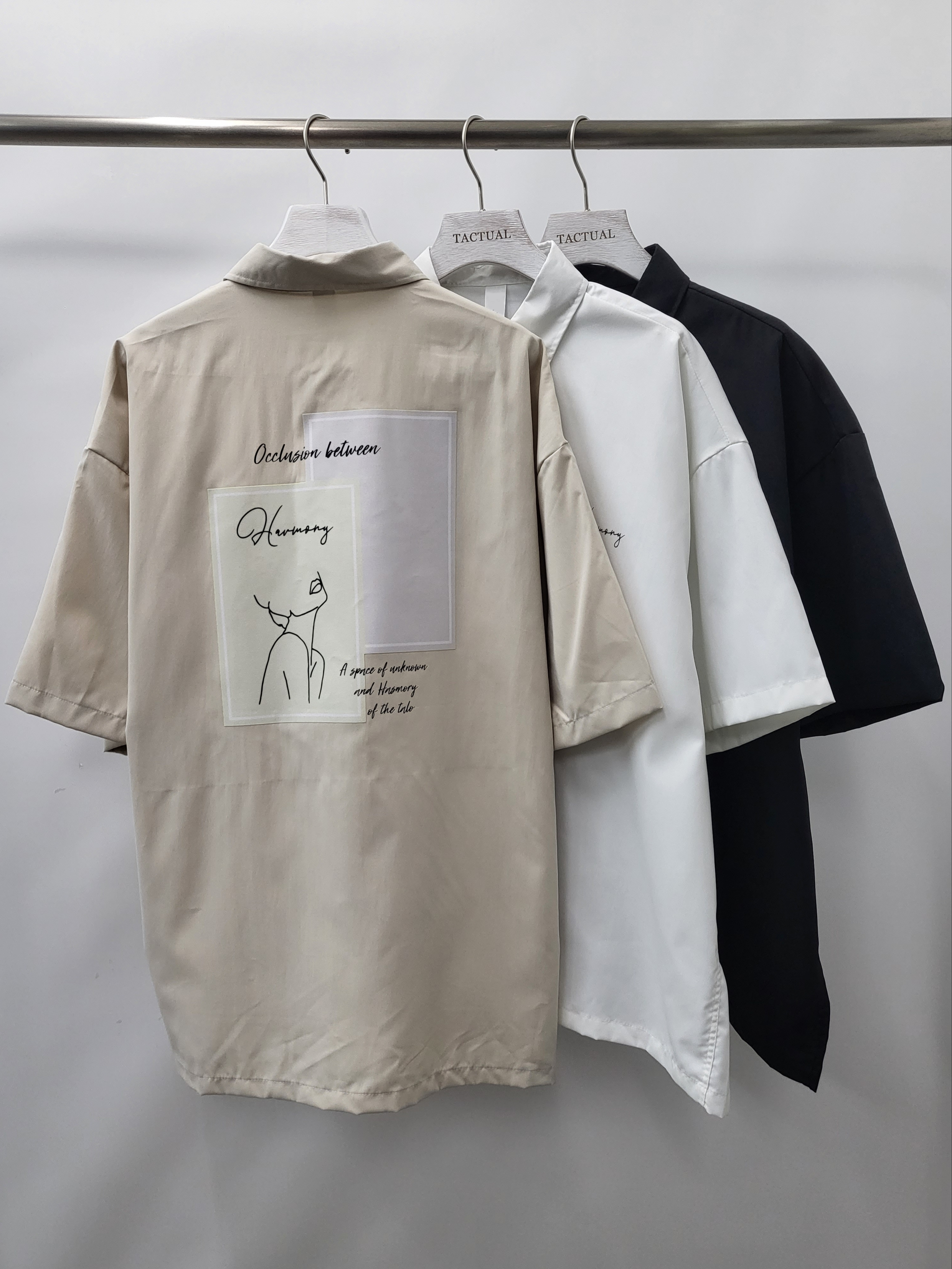 圖案短袖恤衫 S2082