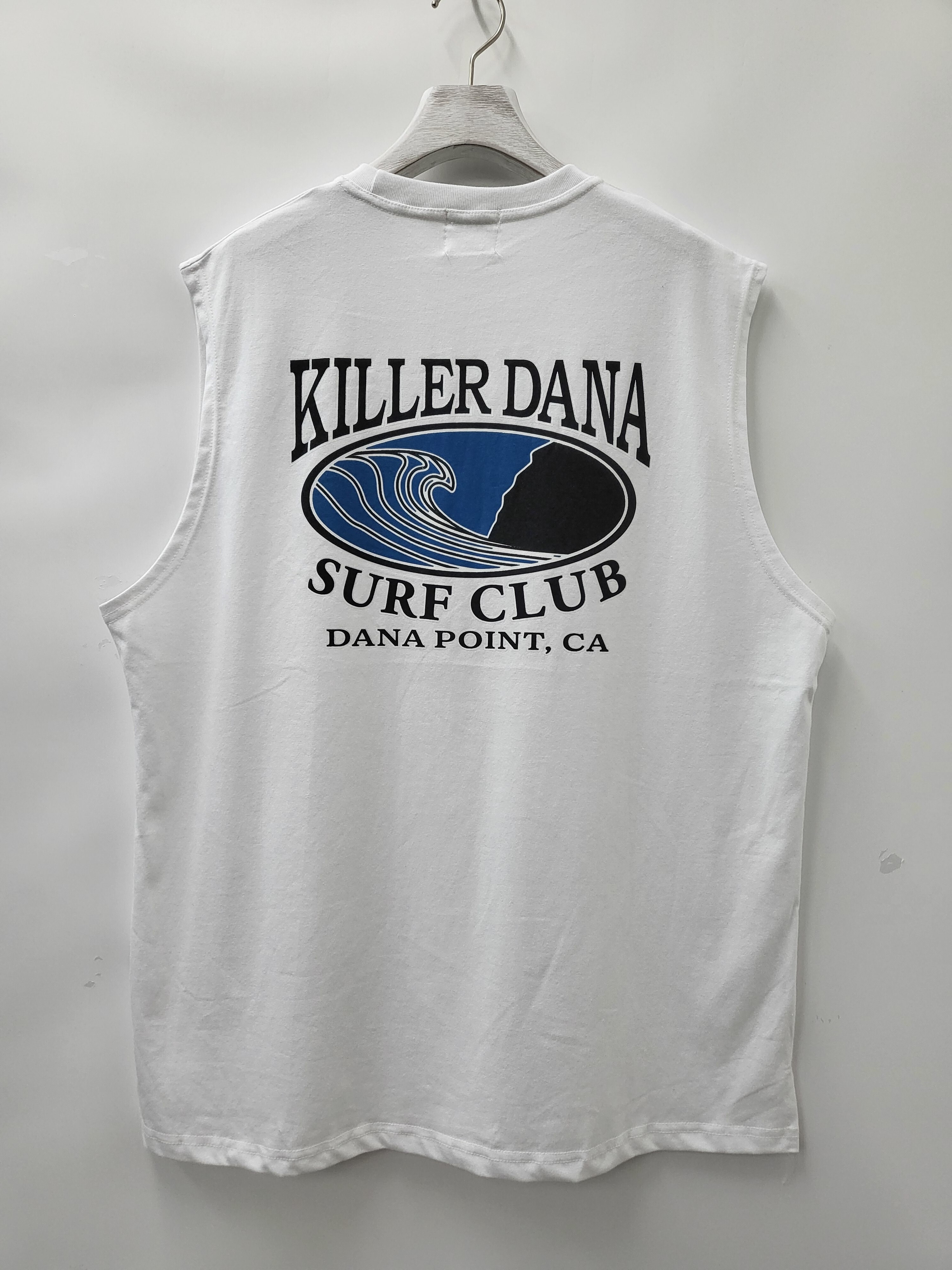 英文字圖案背心 V993