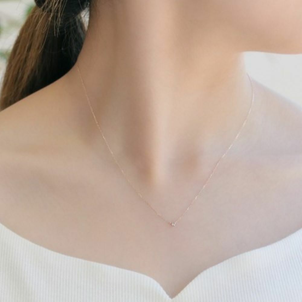 【me.luxe】K10鑽石6分皇后皇冠台鍊