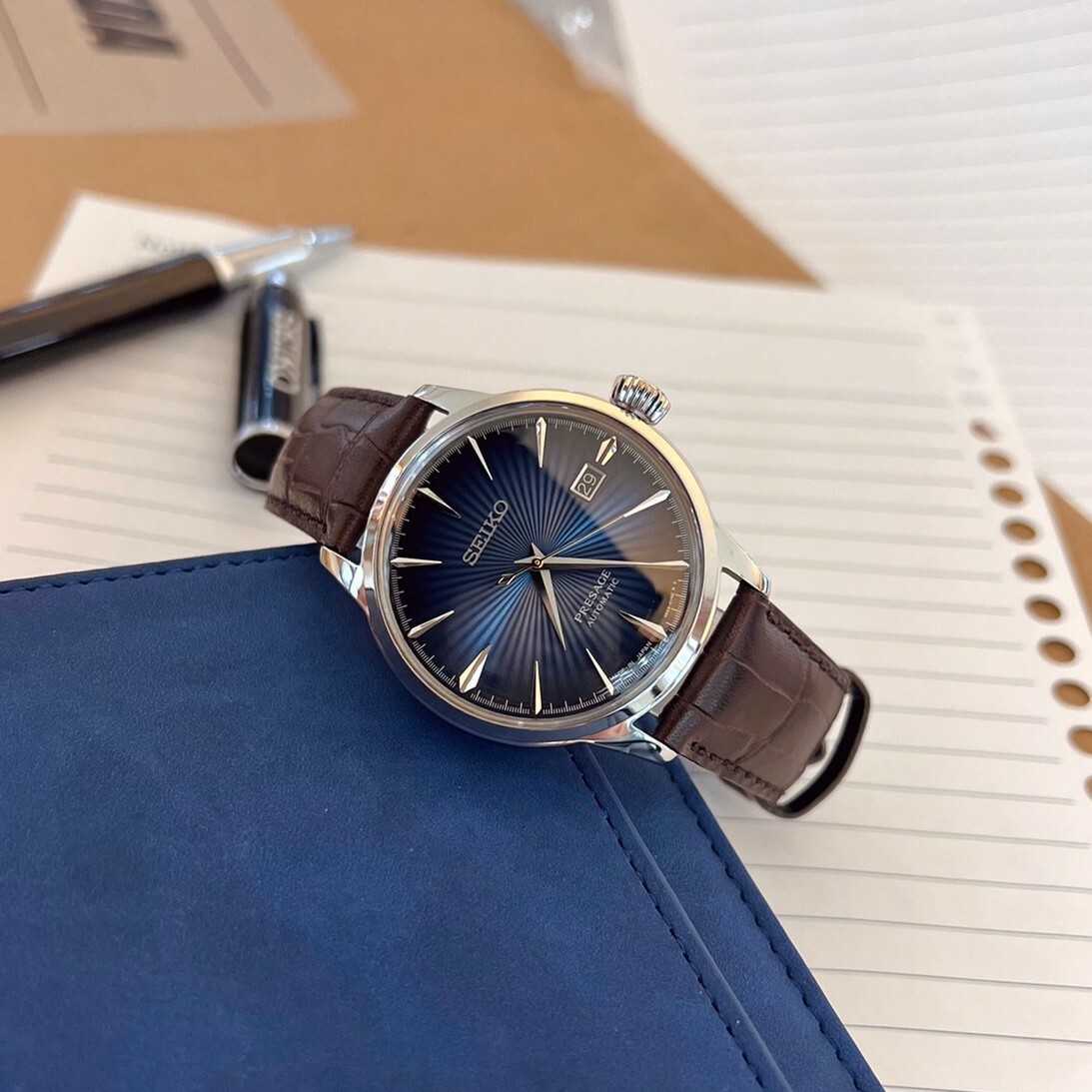 【SEIKO 精工】PRESAGE 調酒師系列機械錶 4R35-01T0U 40.5mm   現代鐘錶